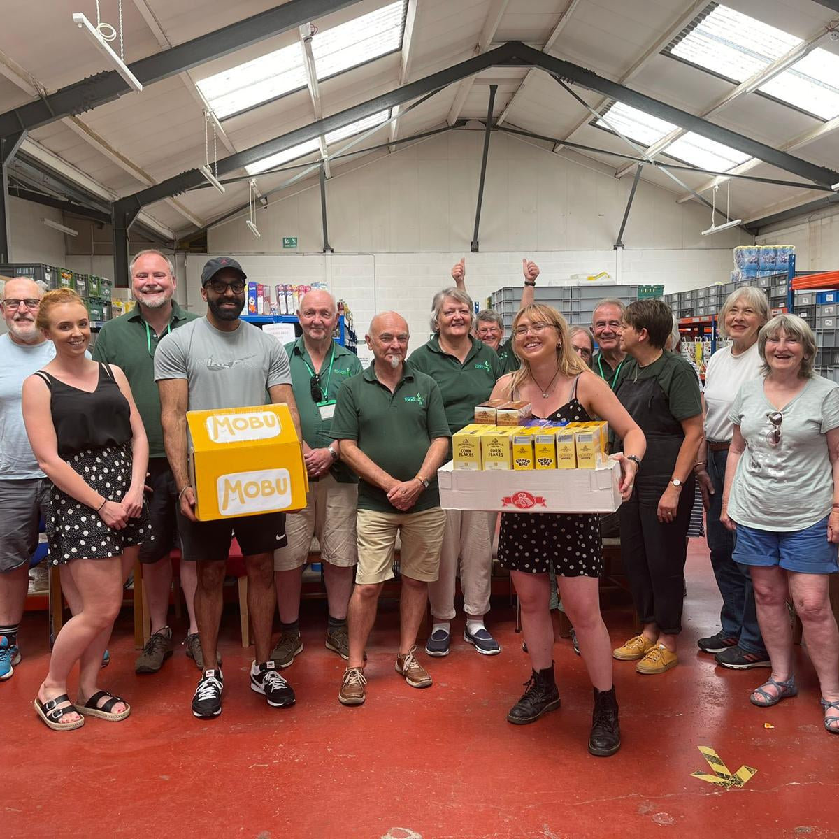 Our experience at Worcester Food Bank MOBU