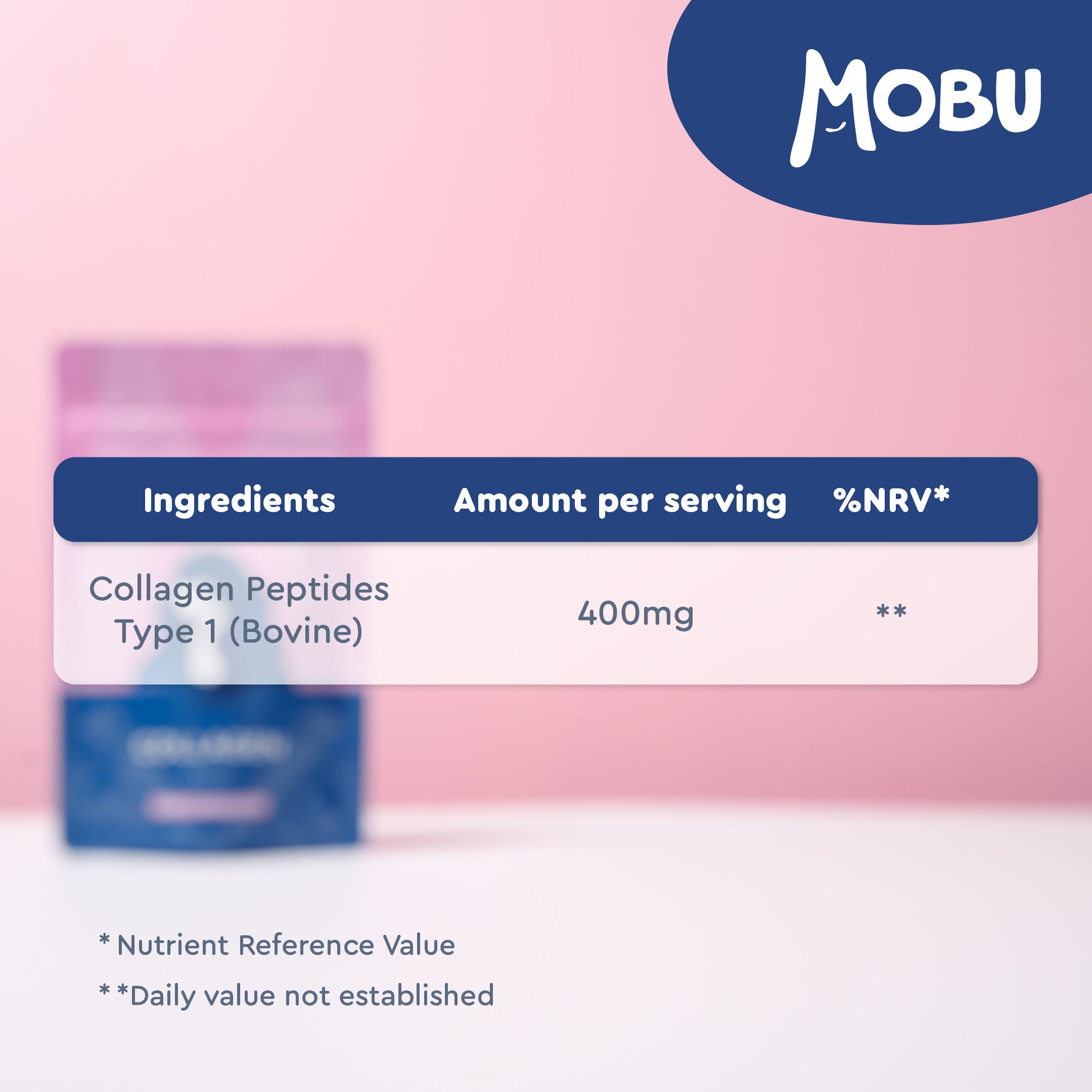 Bovine Collagen 400mg Capsules