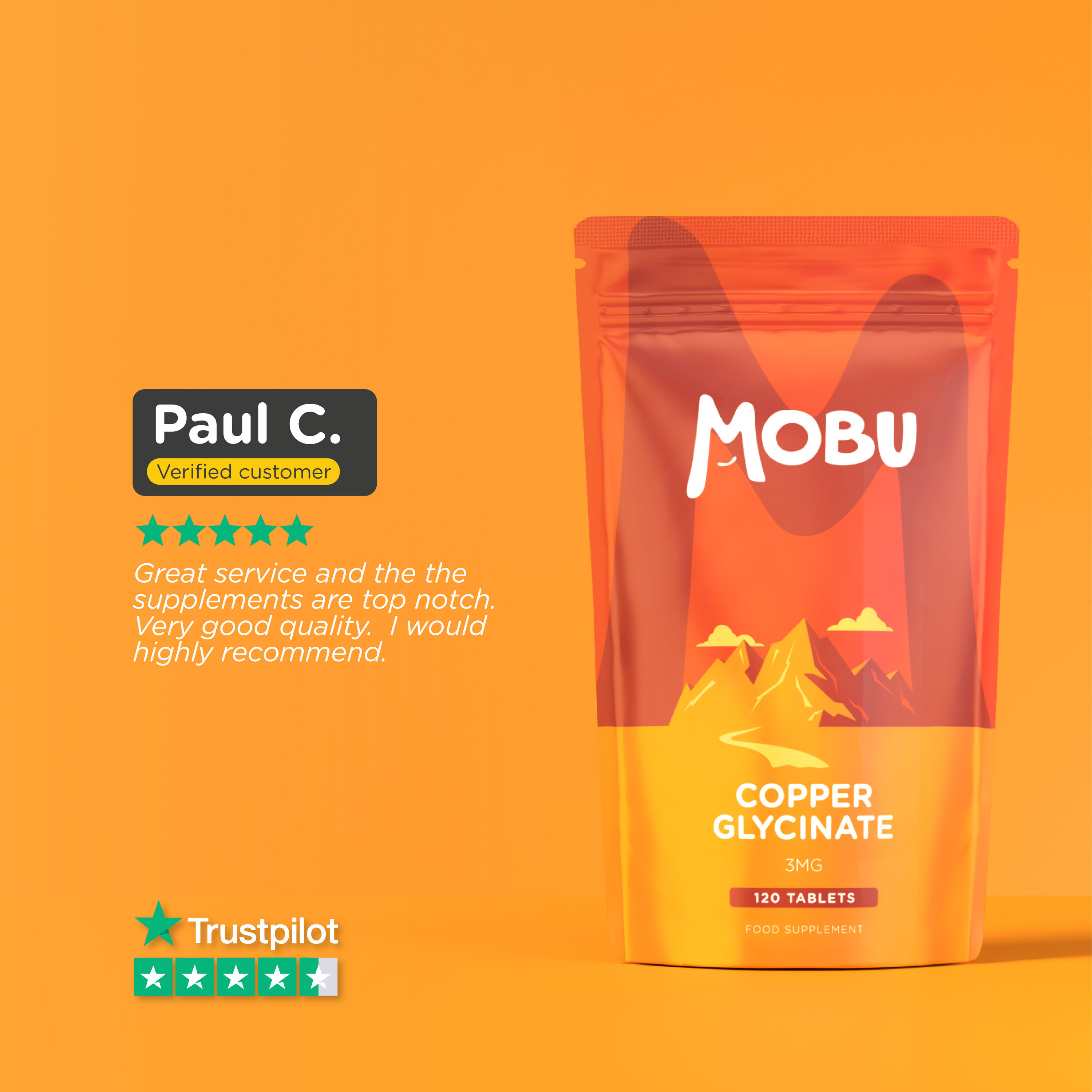 Copper Bisglycinate 3000mcg