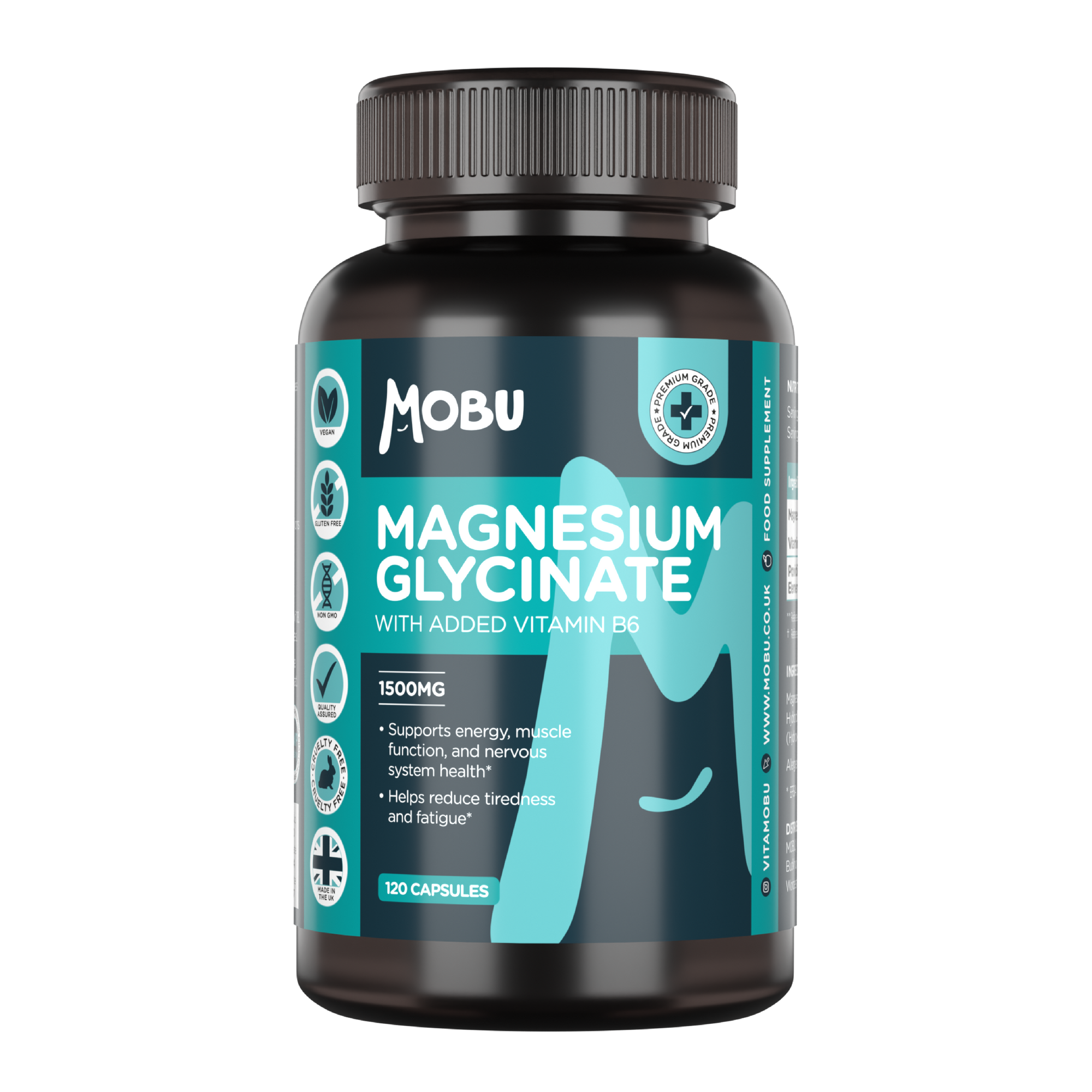 Clean Magnesium Glycinate 1500mg & Vitamin B6