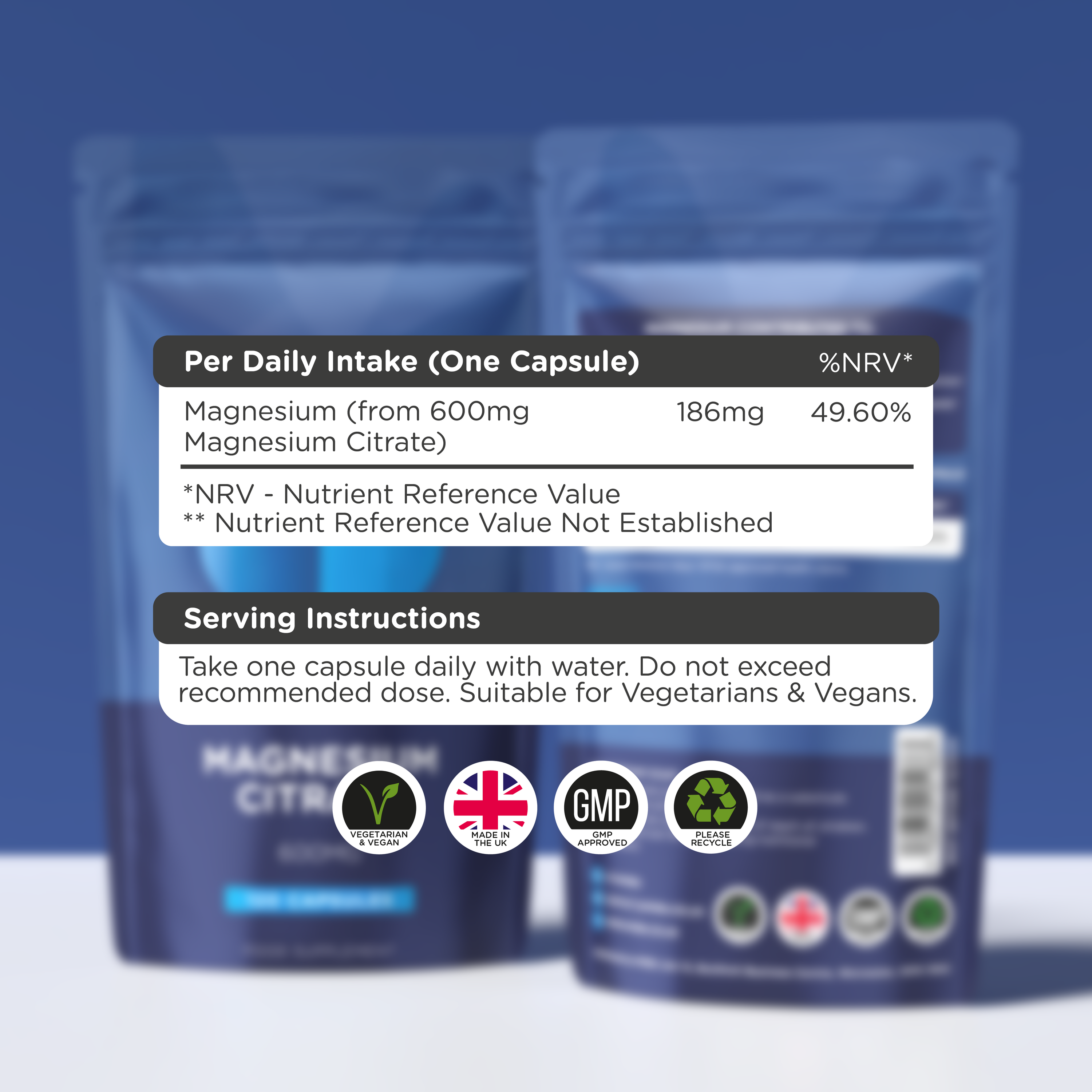 Magnesium Citrate 600mg