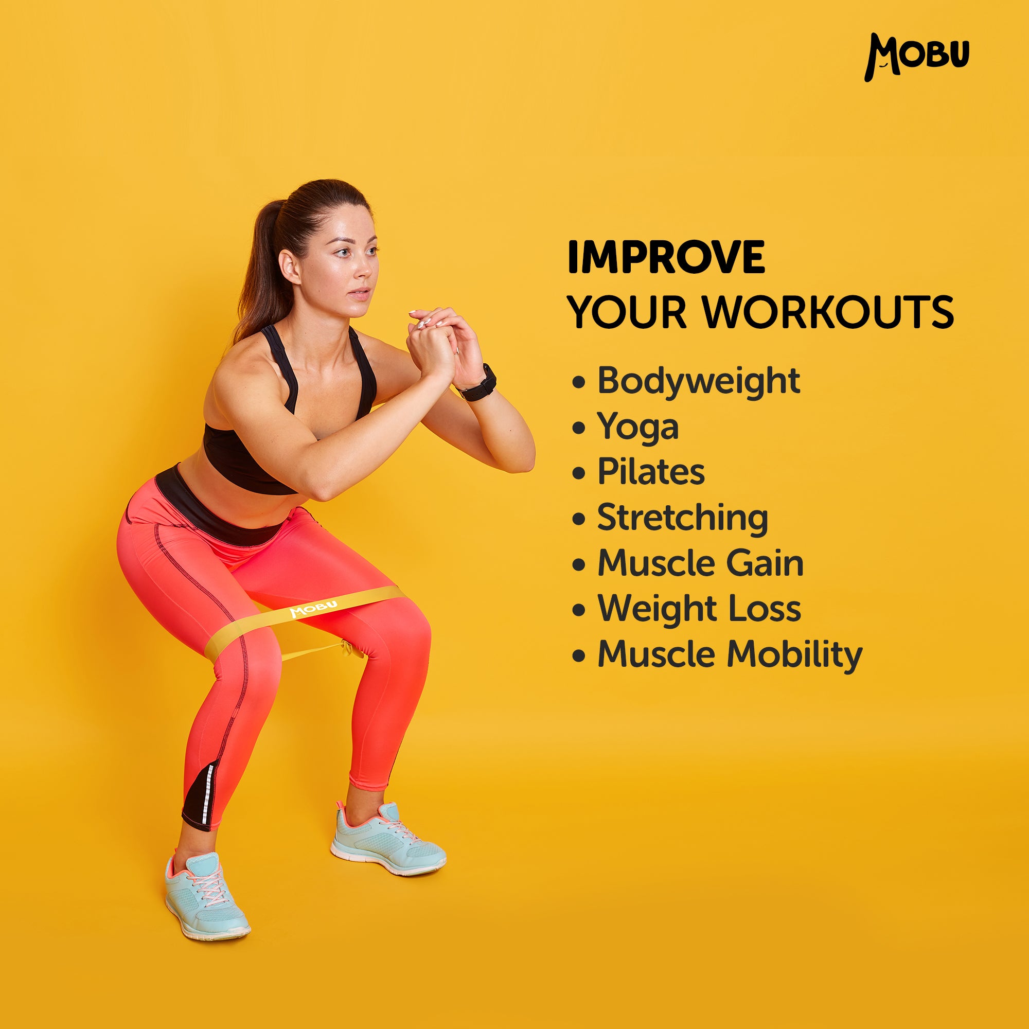 Set of 5 Resistance Bands - MOBU