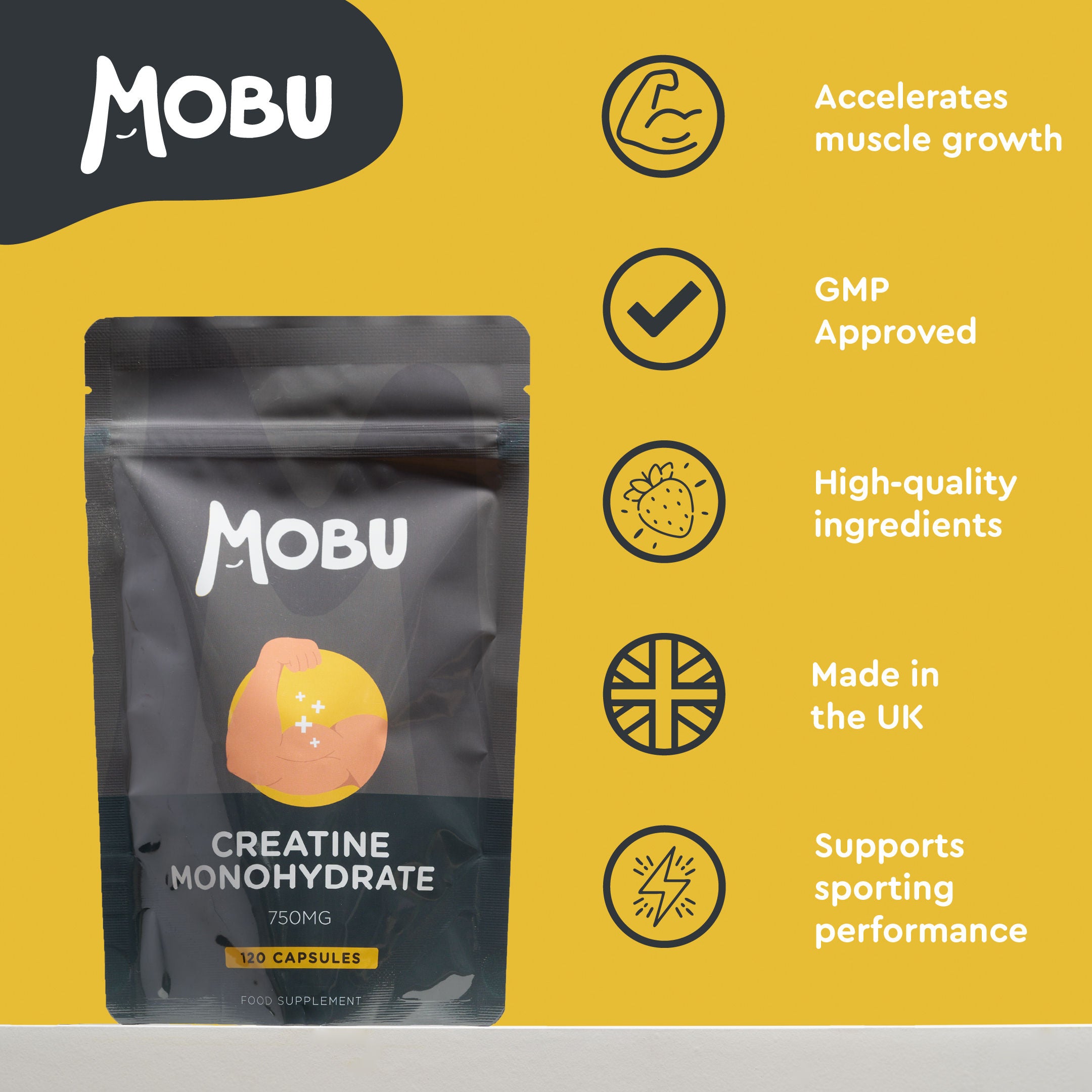 Creatine Monohydrate 750mg