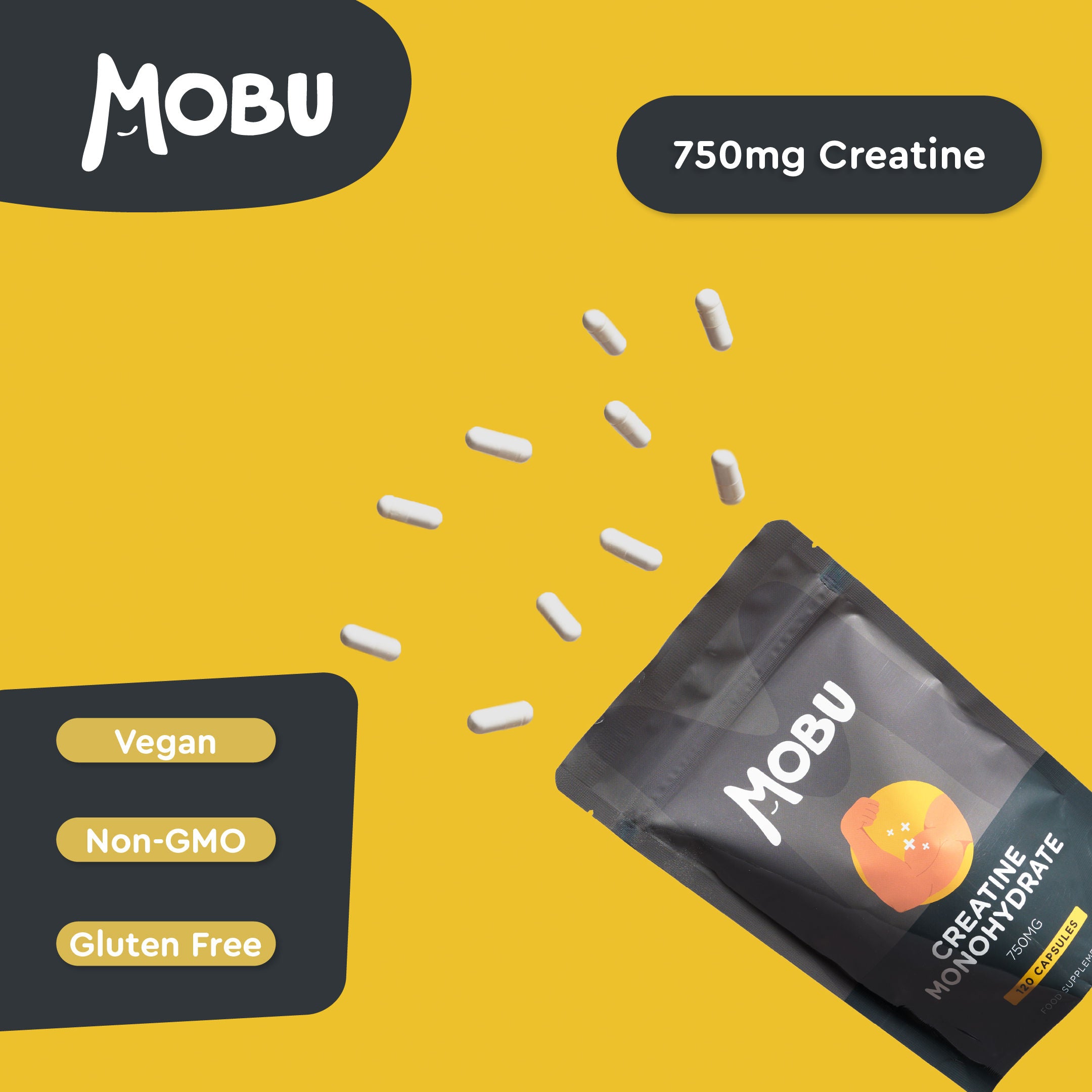 Creatine Monohydrate 750mg