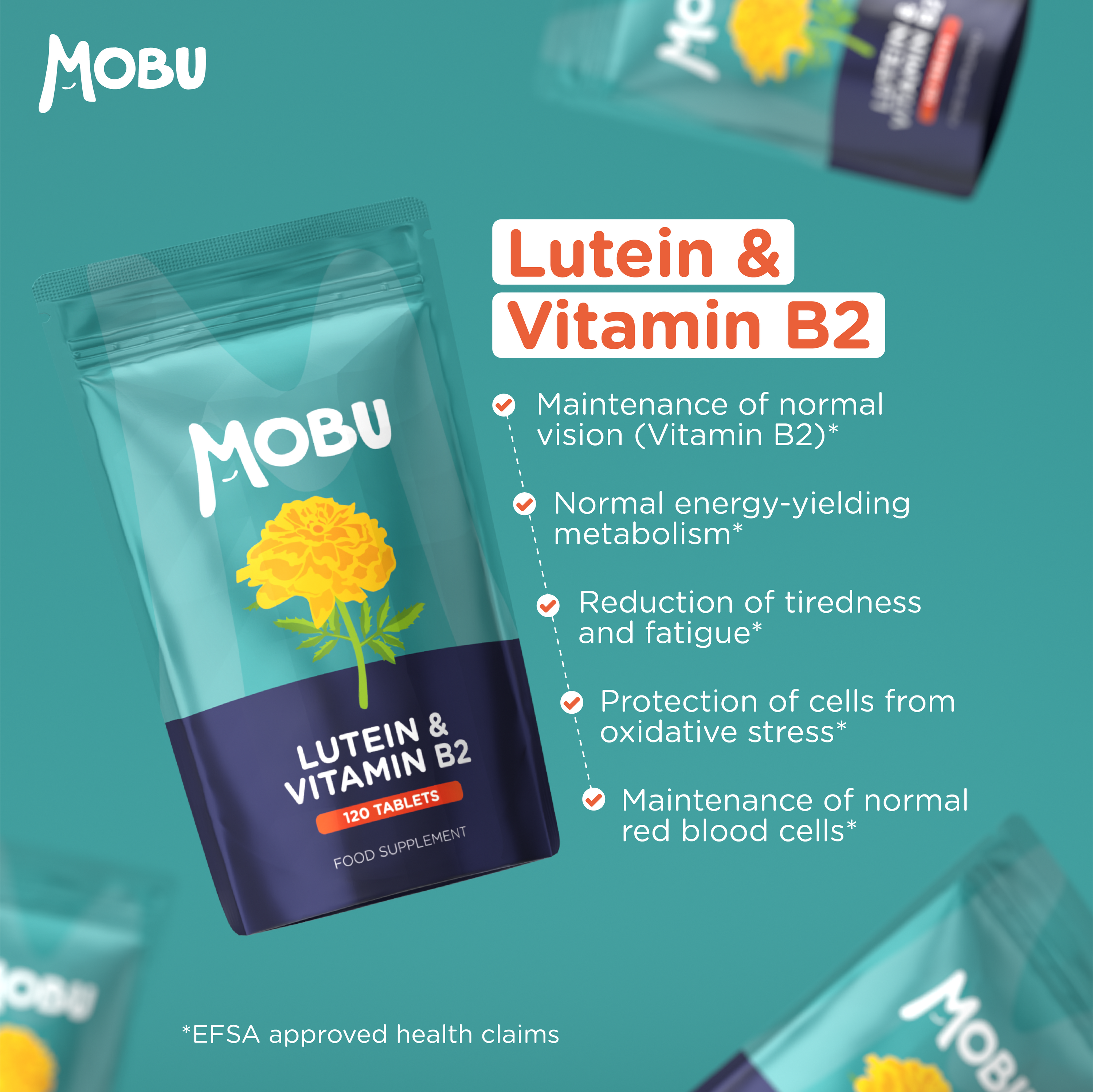Lutein 50mg & Vitamin B2