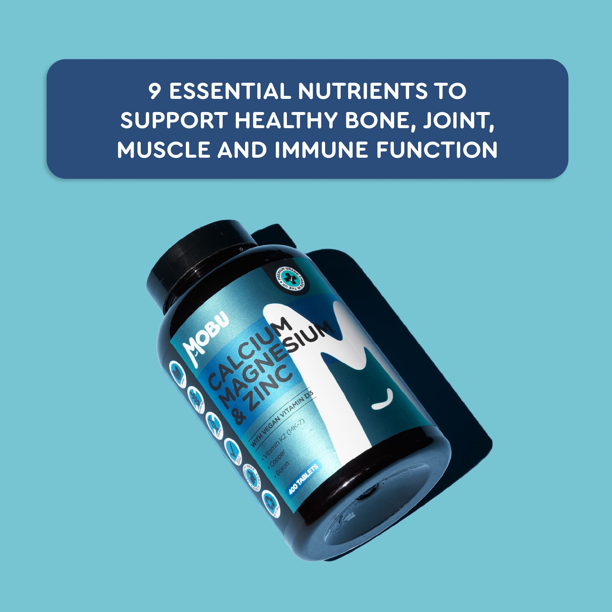 Calcium Magnesium Zinc & Vitamin D3 and K2