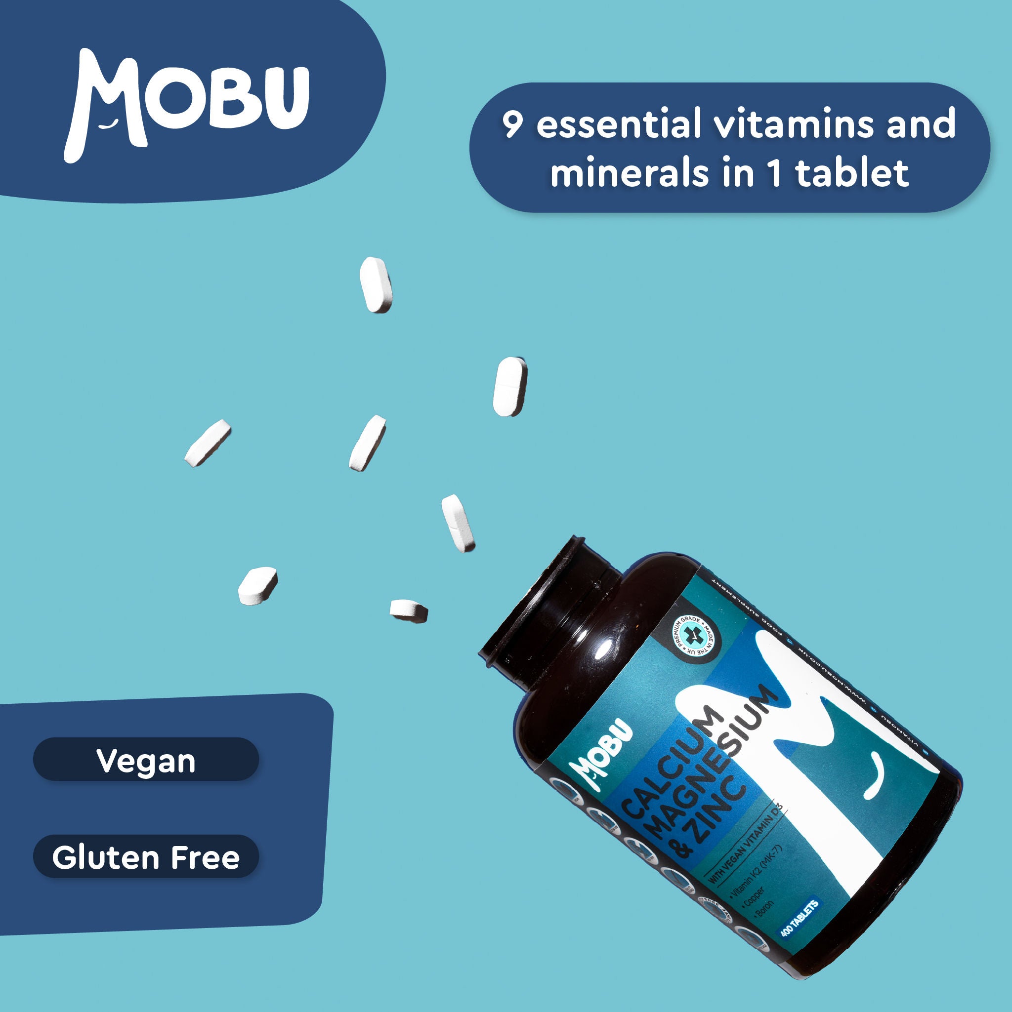 Calcium Magnesium Zinc & Vitamin D3 and K2