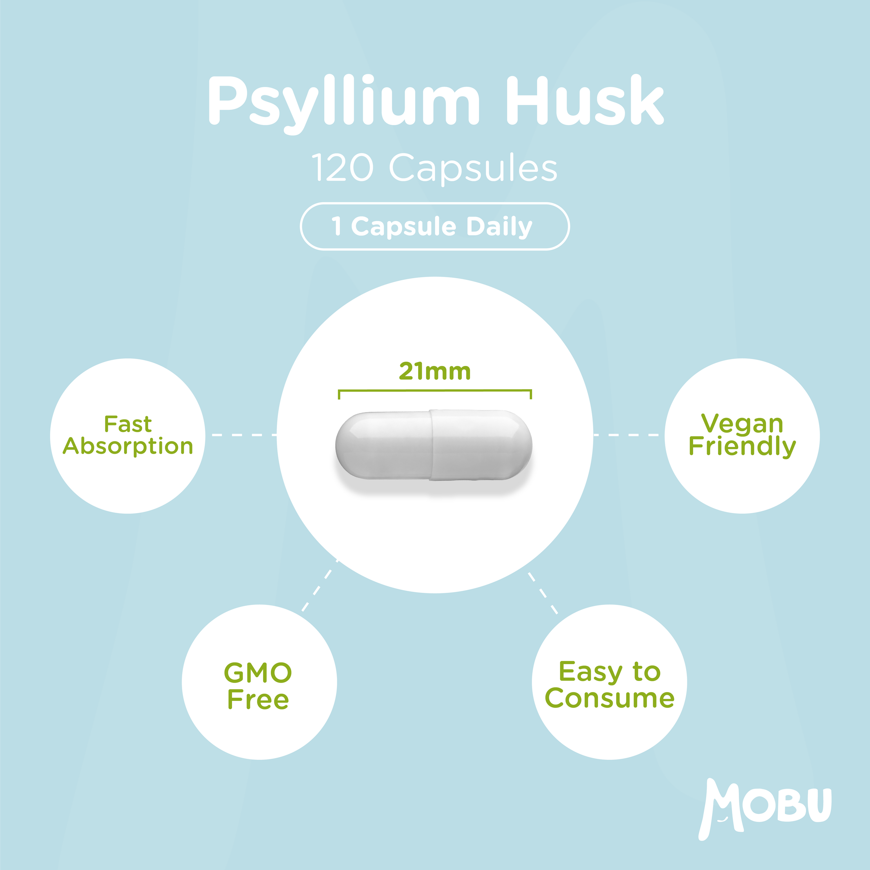 Psyllium Husk 750mg