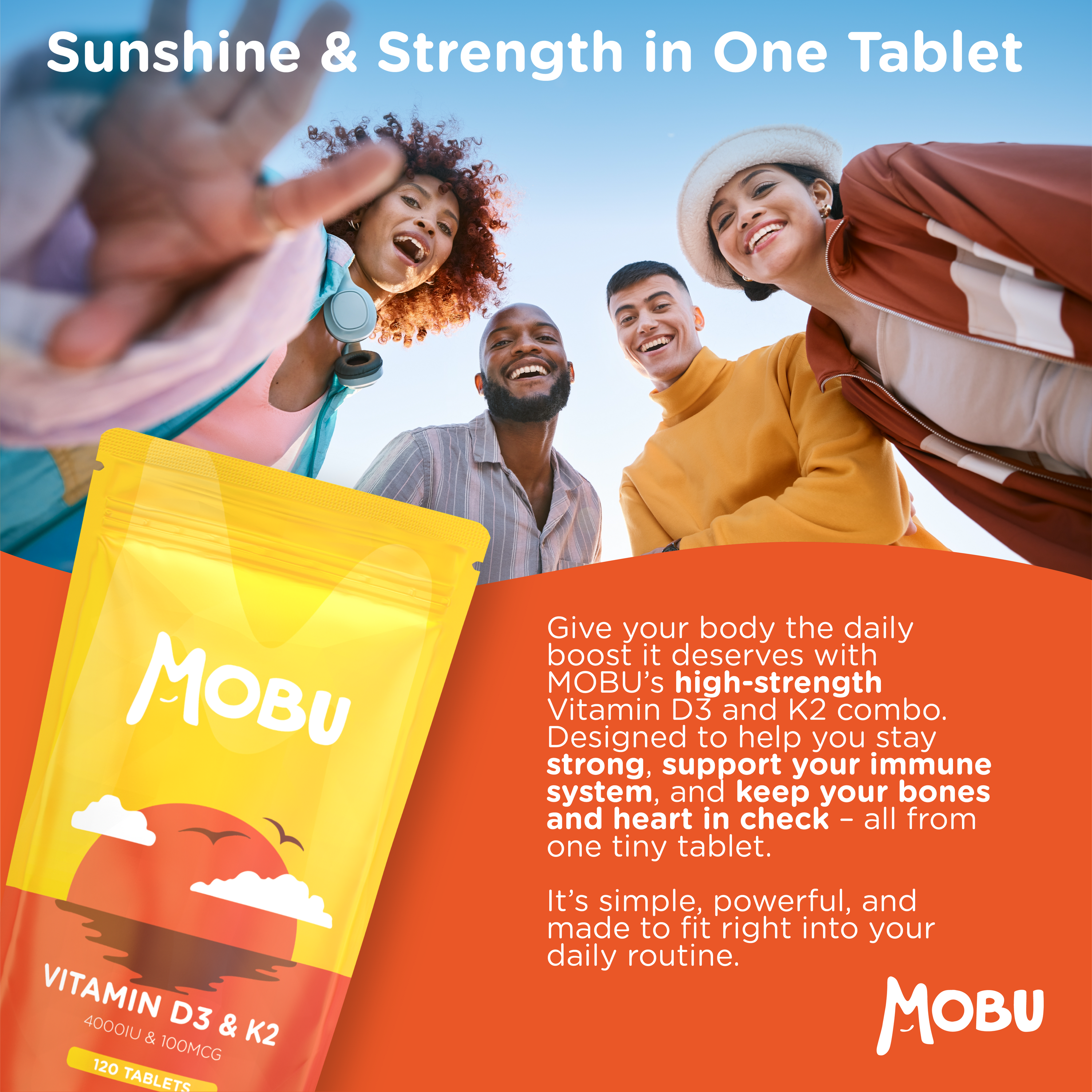 Vitamin D3 4000IU and K2 100mcg