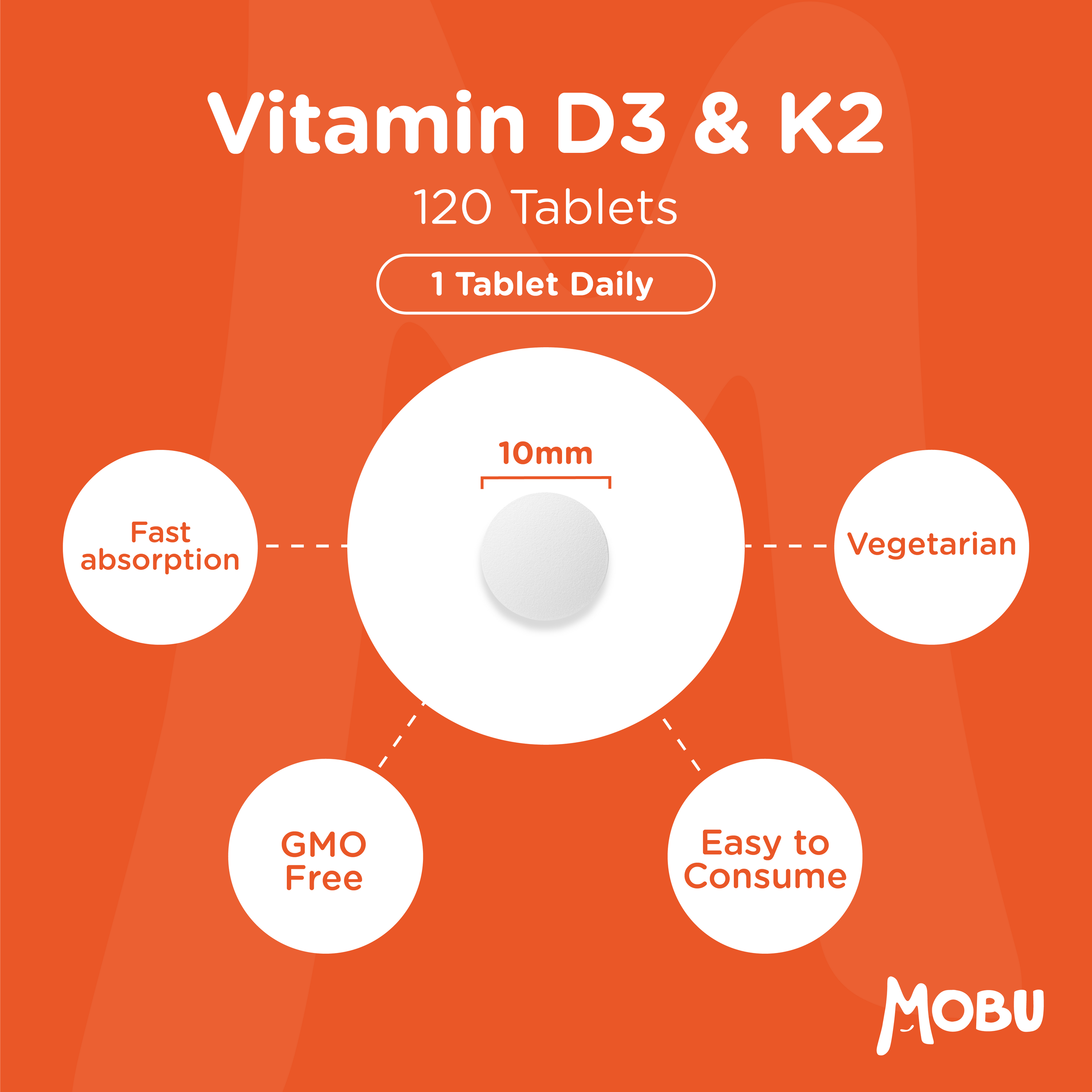 Vitamin D3 4000IU and K2 100mcg