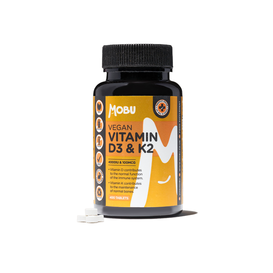 Vegan Vitamin D3 4000IU and K2 MK-7 100mcg