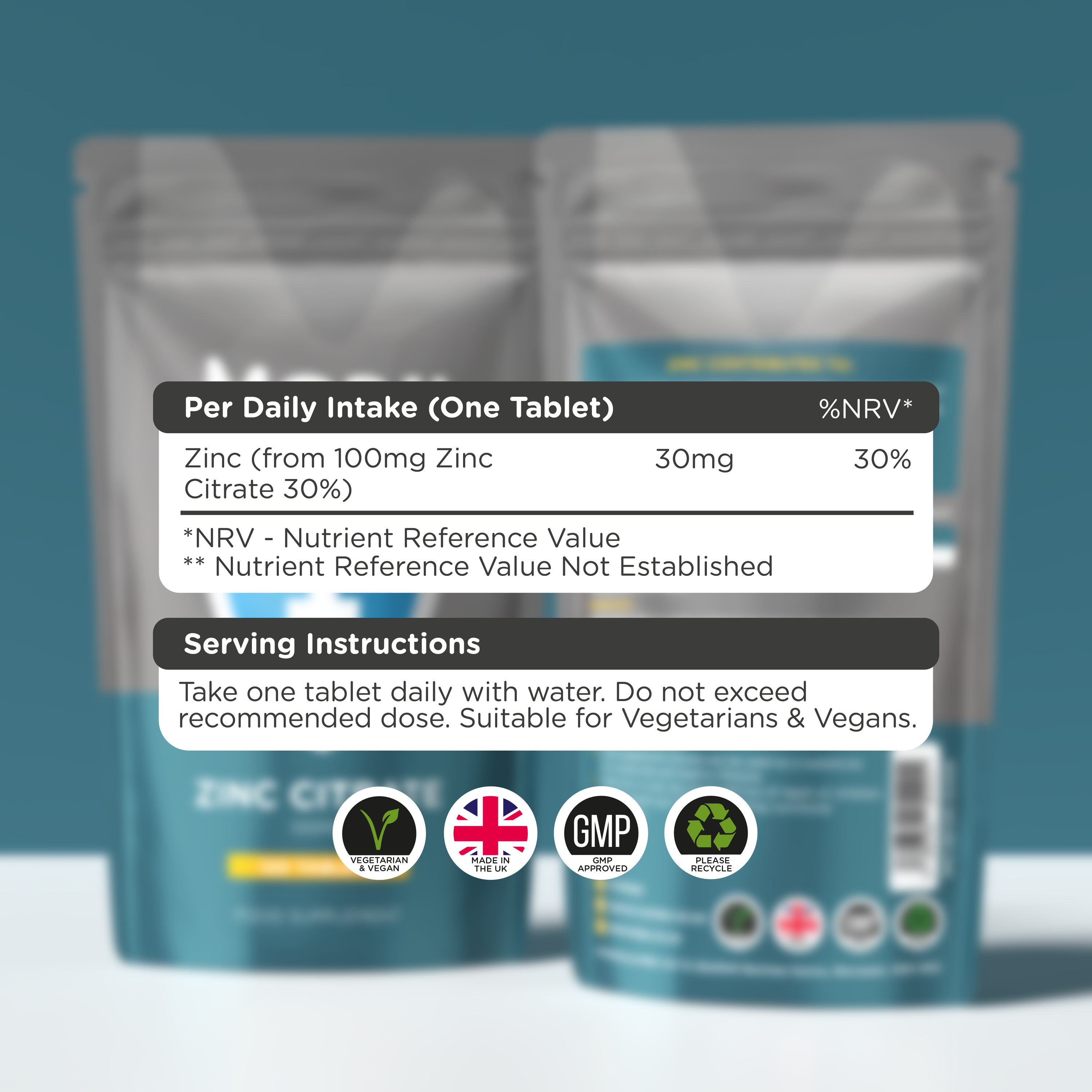 Zinc Citrate 100mg