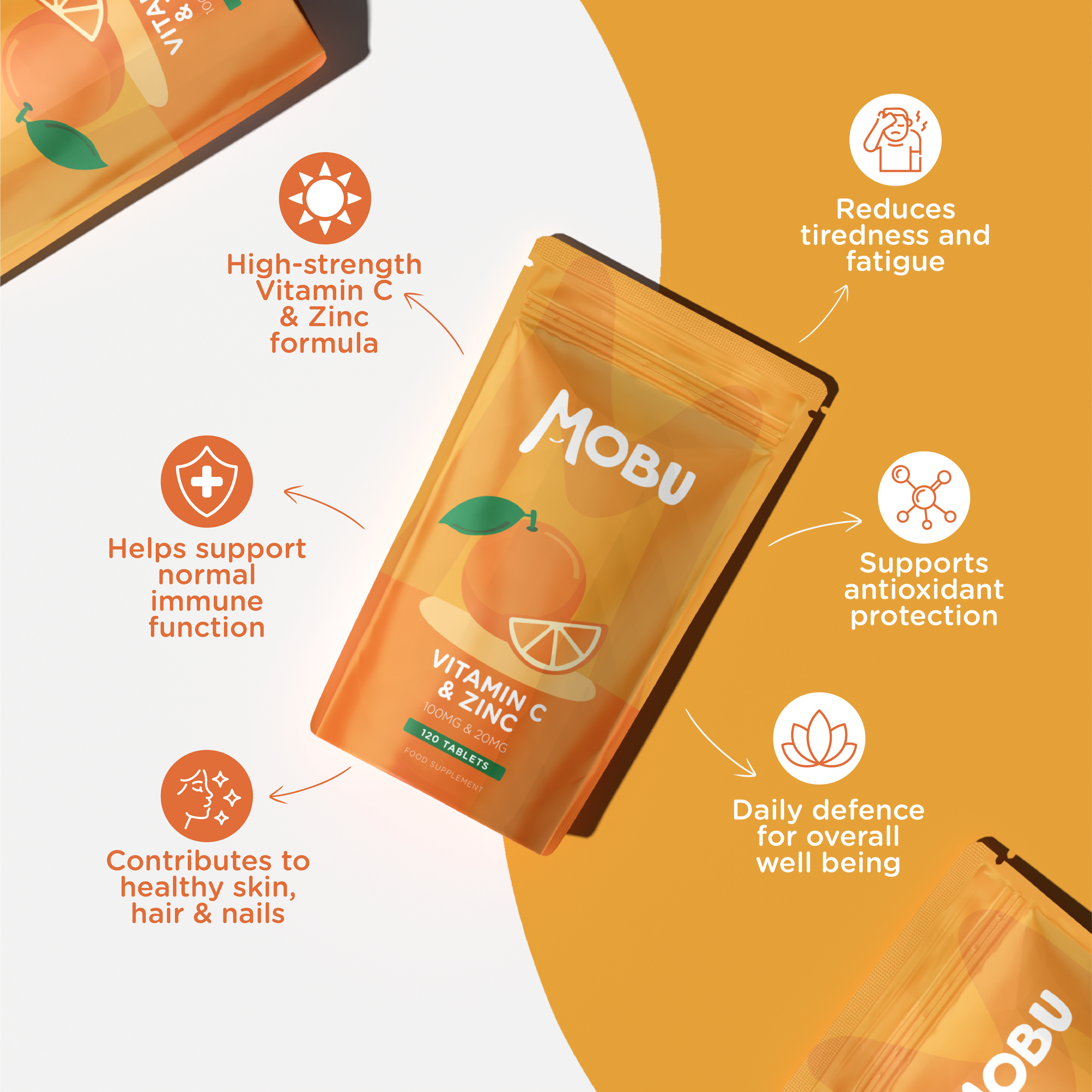 Vitamin C 100mg & Zinc 20mg