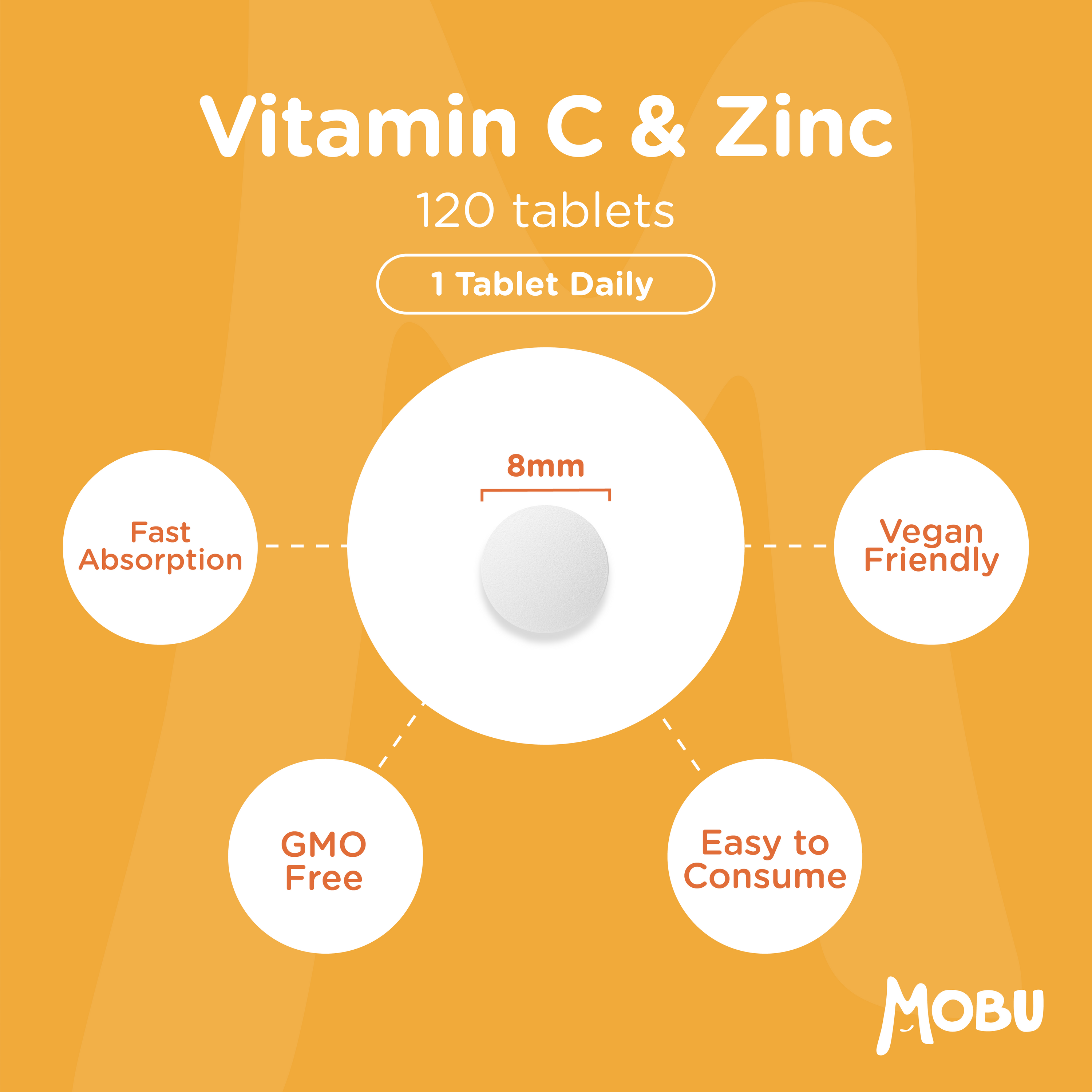 Vitamin C 100mg & Zinc 20mg